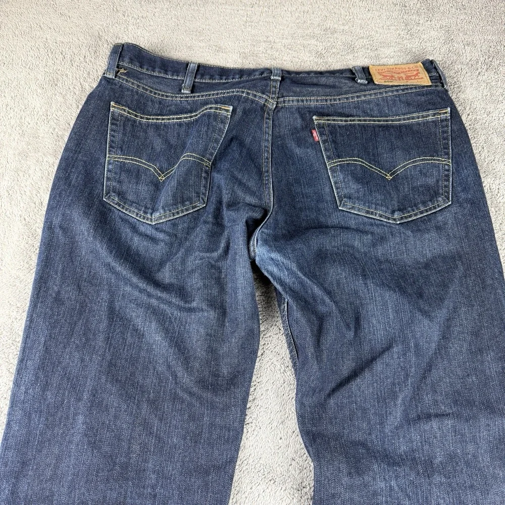 Levis 559 Relaxed Straight Fit Jeans Mens 40x35 Blue Dark‎ Wash Mid Rise